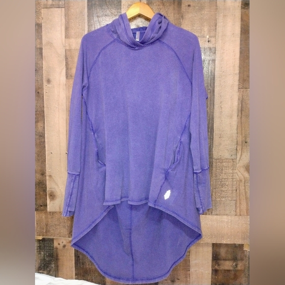 Free People FP MOVEMENT Hot Shot High-Low Layer Dark Amethyst Small Purple - Picture 2 of 7